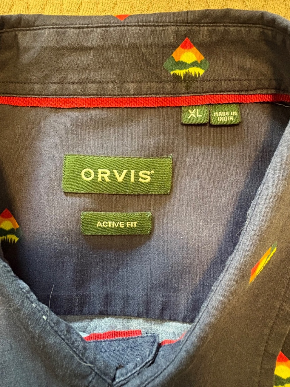 Orvis XL Button Down Shirt Short Sleeve Men’s - Picture 3 of 5